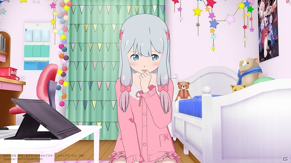 「エロマンガ先生」に登場する紗霧が起こしてくれる!VIRTUAL GATEで「めざましVR!義妹と同居生活 -紗霧の部屋着編」が登場