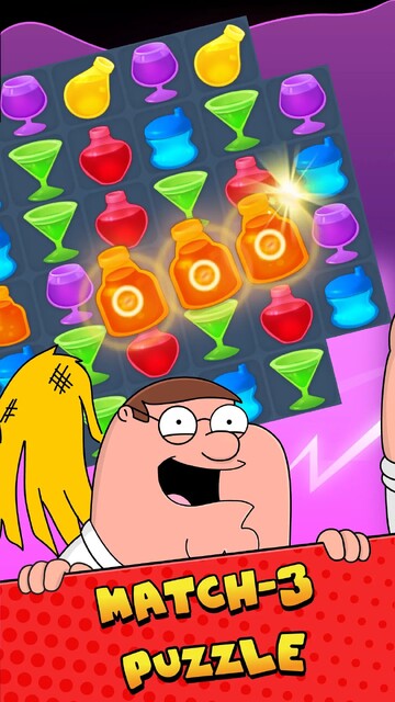 ファミリーガイ：こんなパズルゲーム狂ってるぜ！