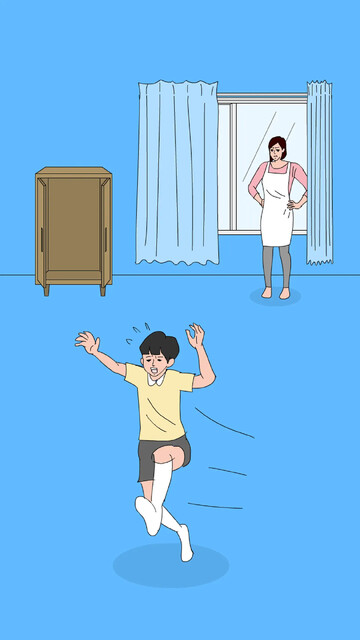 ママにゲーム隠された