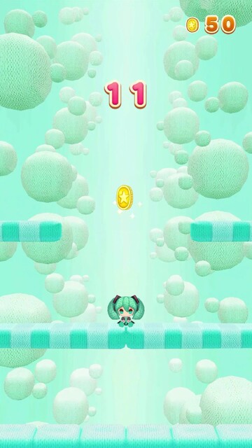 初音ミク あみぐるジャンプ