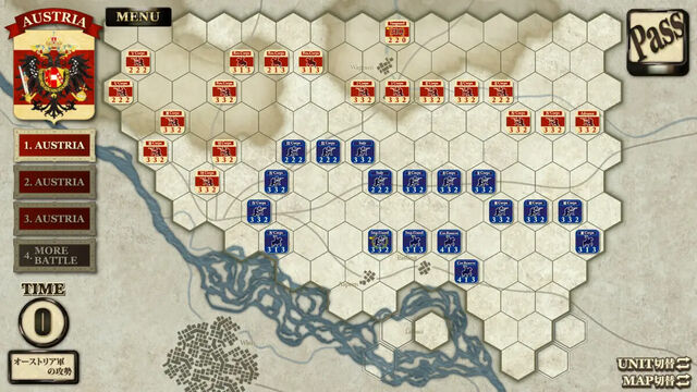 オーストリア戦役-Deep breath at the wheel of Donau side-
