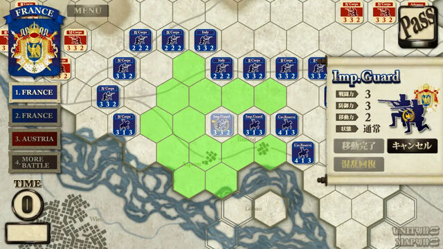 オーストリア戦役-Deep breath at the wheel of Donau side-