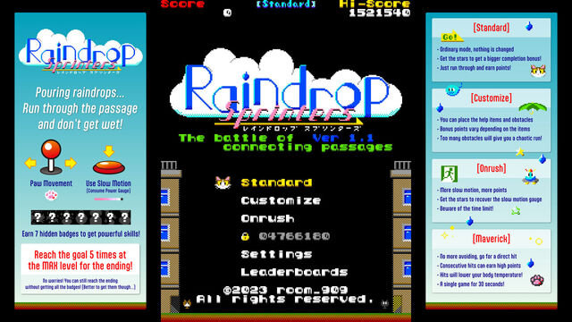 Raindrop Sprinters