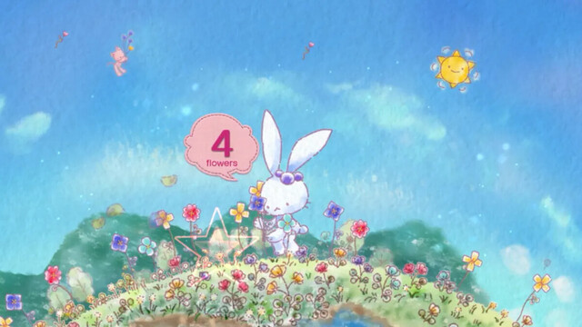 ルクちゃんの おはなばたけでおさんぽ