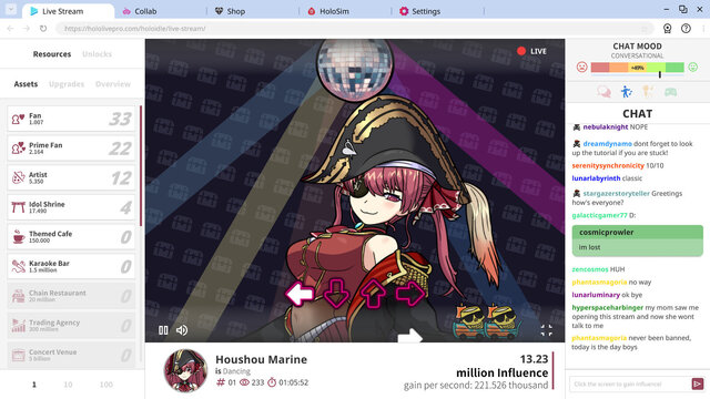 Holoidle