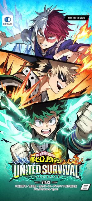 僕のヒーローアカデミア UNITED SURVIVAL