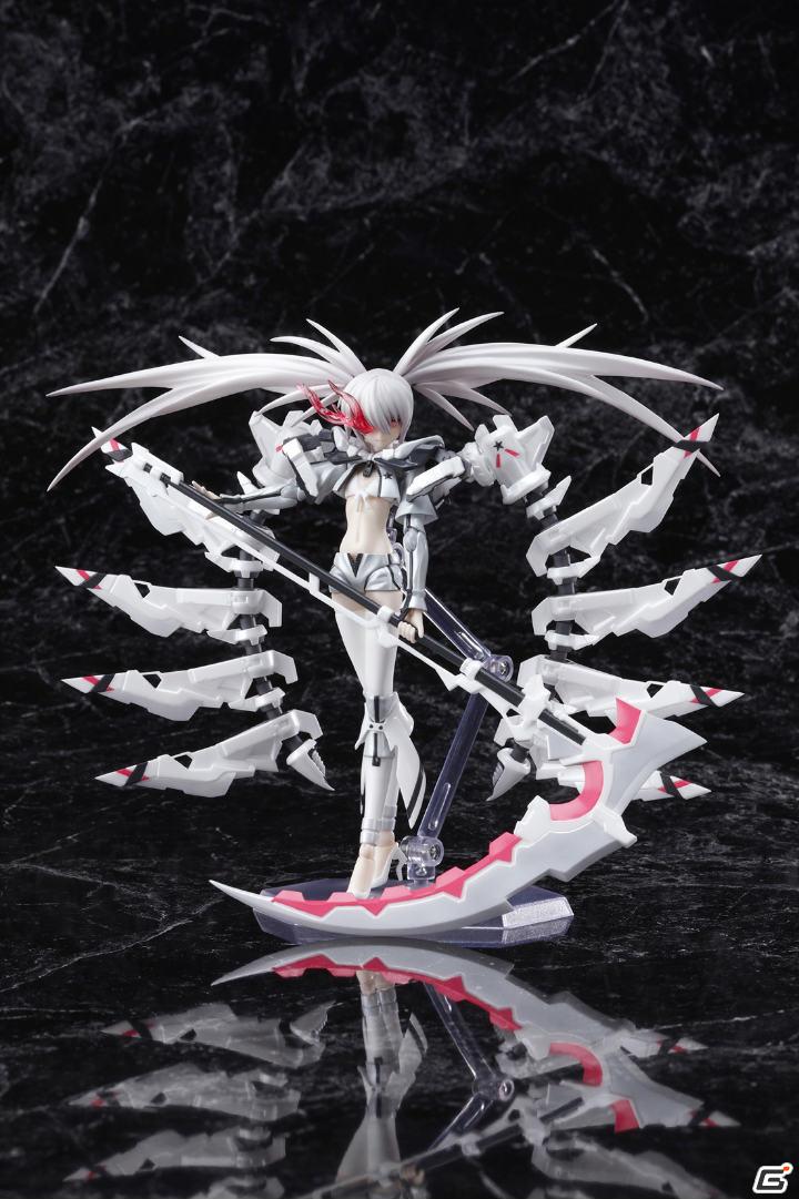 PSP「ブラック★ロックシューター THE GAME」ホワイトプレミアムBOX同梱figma「WRS」彩色見本＆「WRS」をフィーチャーした2ndトレーラー公開！の画像1
