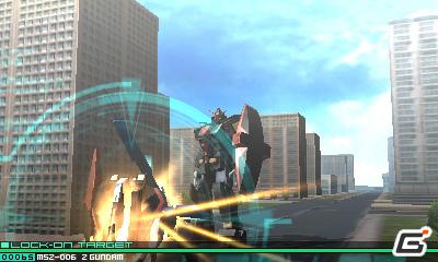 ガンダムバトルの戦場は3Dに！3DS「ガンダム ザ・スリーディーバトル」歴代ガンダムの名場面画像＆すれ違い通信情報を公開の画像7