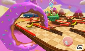 8台同時のデットヒート！3DS「スーパーモンキーボール 3D」対戦レースゲーム「モンキーレース」や「モンキーボール」新規ワールド情報を公開の画像20