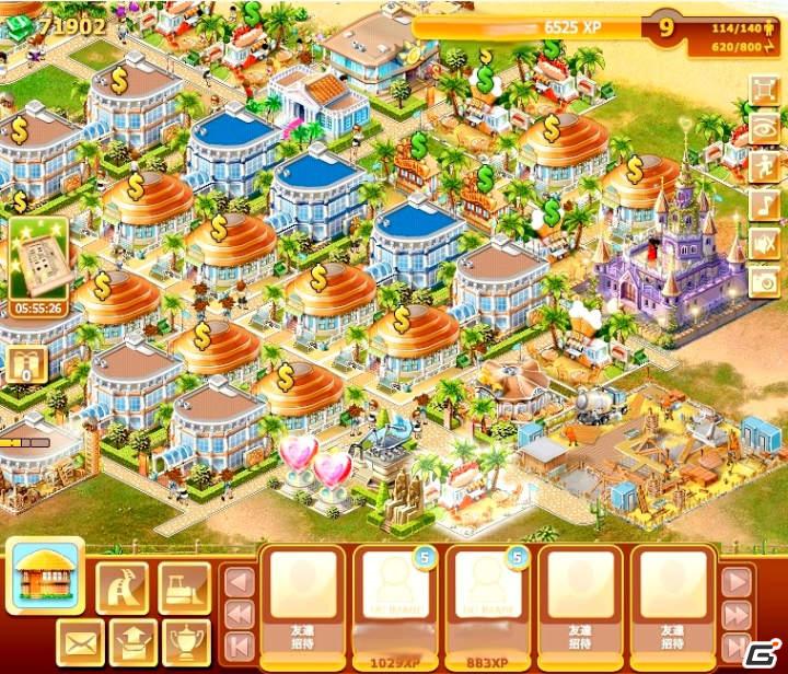 facebookやYahoo!モバゲーで人気のソーシャルゲーム「リゾートワールド」がmixiアプリで登場の画像2