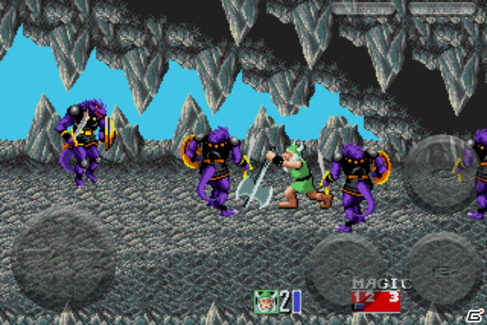 メガドライブだけのオリジナル続編シリーズ第2弾！ファンタジーアクション「ゴールデンアックスII」がiPhoneで復活の画像3