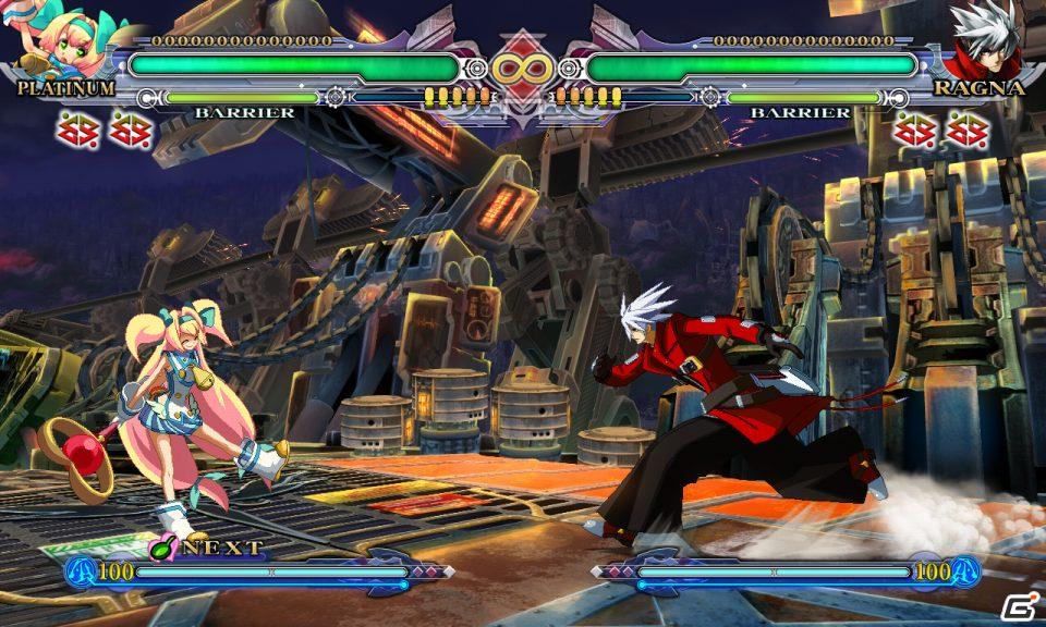 Xbox 360「ブレイブルー コンティニュアムシフト」アークエネミー無兆鈴の所持者「プラチナ＝ザ＝トリニティ」本日配信の画像3
