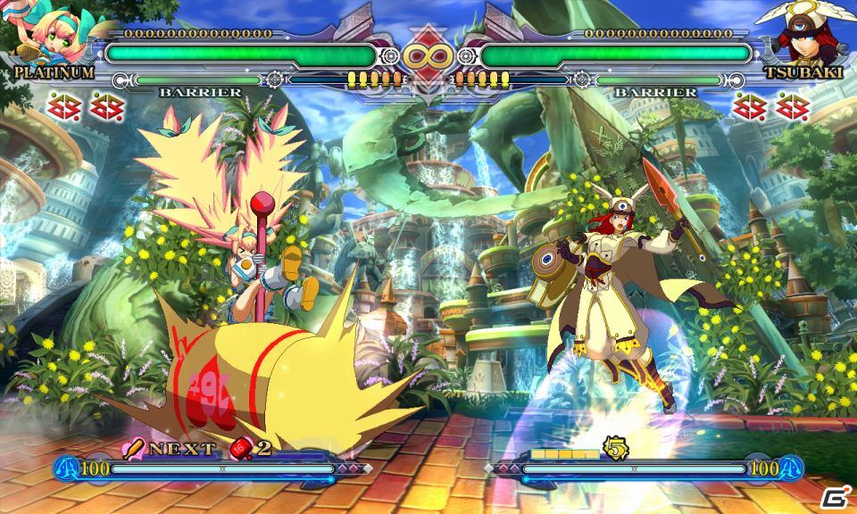 Xbox 360「ブレイブルー コンティニュアムシフト」アークエネミー無兆鈴の所持者「プラチナ＝ザ＝トリニティ」本日配信の画像6
