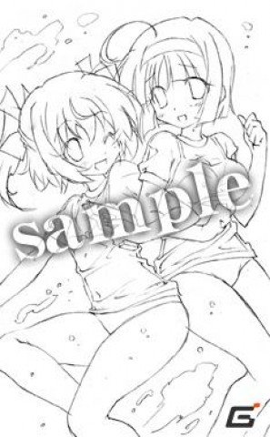 PSP「快盗天使ツインエンジェル～時とセカイの迷宮～」店舗特典ラフイラストを公開の画像8