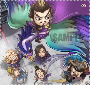 真・三國無双6」「戦国無双3」のトレーディングマイクロファイバー