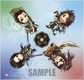 真・三國無双6」「戦国無双3」のトレーディングマイクロファイバー