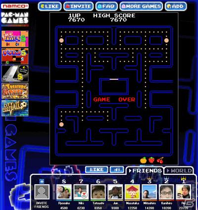 Facebook向けソーシャルゲーム「PAC‐MAN」「PAC‐MAN S」配信開始！の画像3