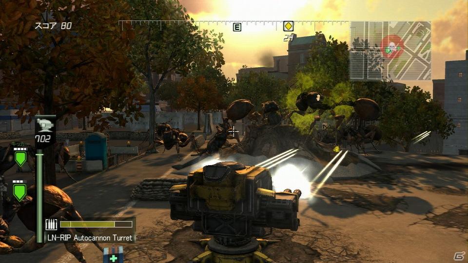 PS3/Xbox 360「EARTH DEFENSE FORCE：INSECT ARMAGEDDON」戦車や基地砲塔などの乗物兵器を含む「最新情報」を公開の画像11