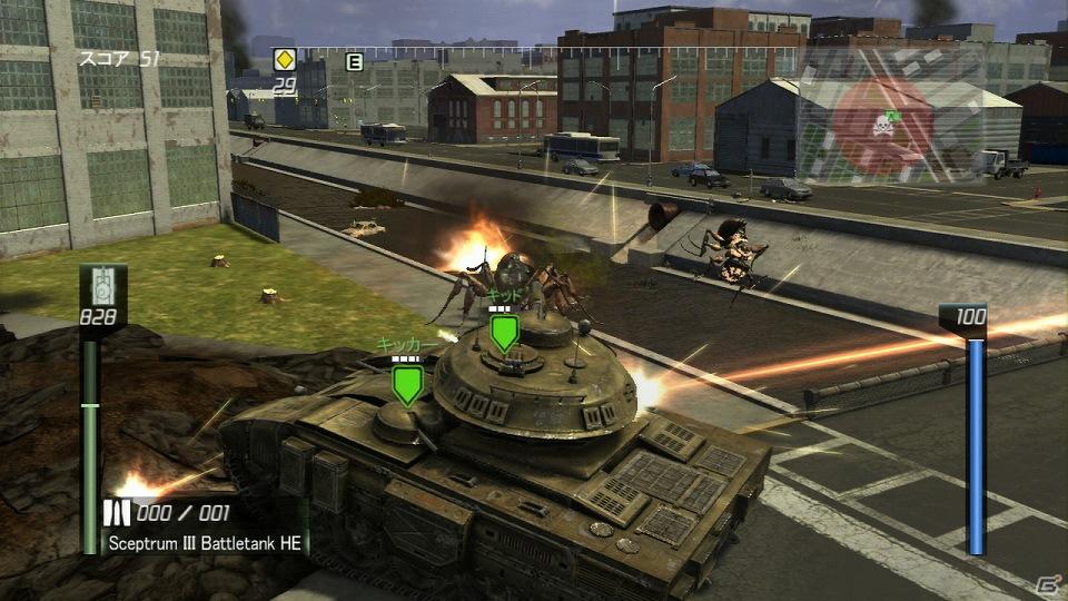 PS3/Xbox 360「EARTH DEFENSE FORCE：INSECT ARMAGEDDON」戦車や基地砲塔などの乗物兵器を含む「最新情報」を公開の画像19