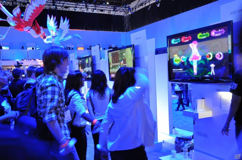 【E3 2011】Nintendoブースでは3DSやWiiの新作タイトルや発表されたばかりの「Wii U」が試遊出展の画像39