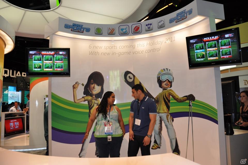 【E3 2011】人間はやっぱりダンスが大好き！Kinect対応タイトルの可能性広がる展示が魅力！「GOW3」の対戦も熱いMicrosoftブースレポートの画像36