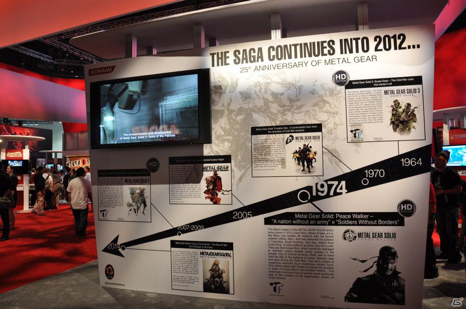 【E3 2011】HD化した「メタルギアソリッド」が登場した「KONAMI」ブースレポートの画像2