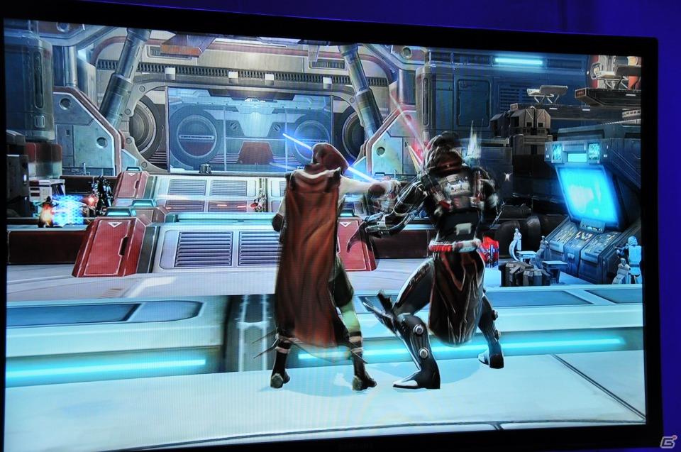【E3 2011】巨大なスクリーンで映し出される映像に釘付け！「マスエフェクト3」「バトルフィールド3」の試遊には大行列がの画像7