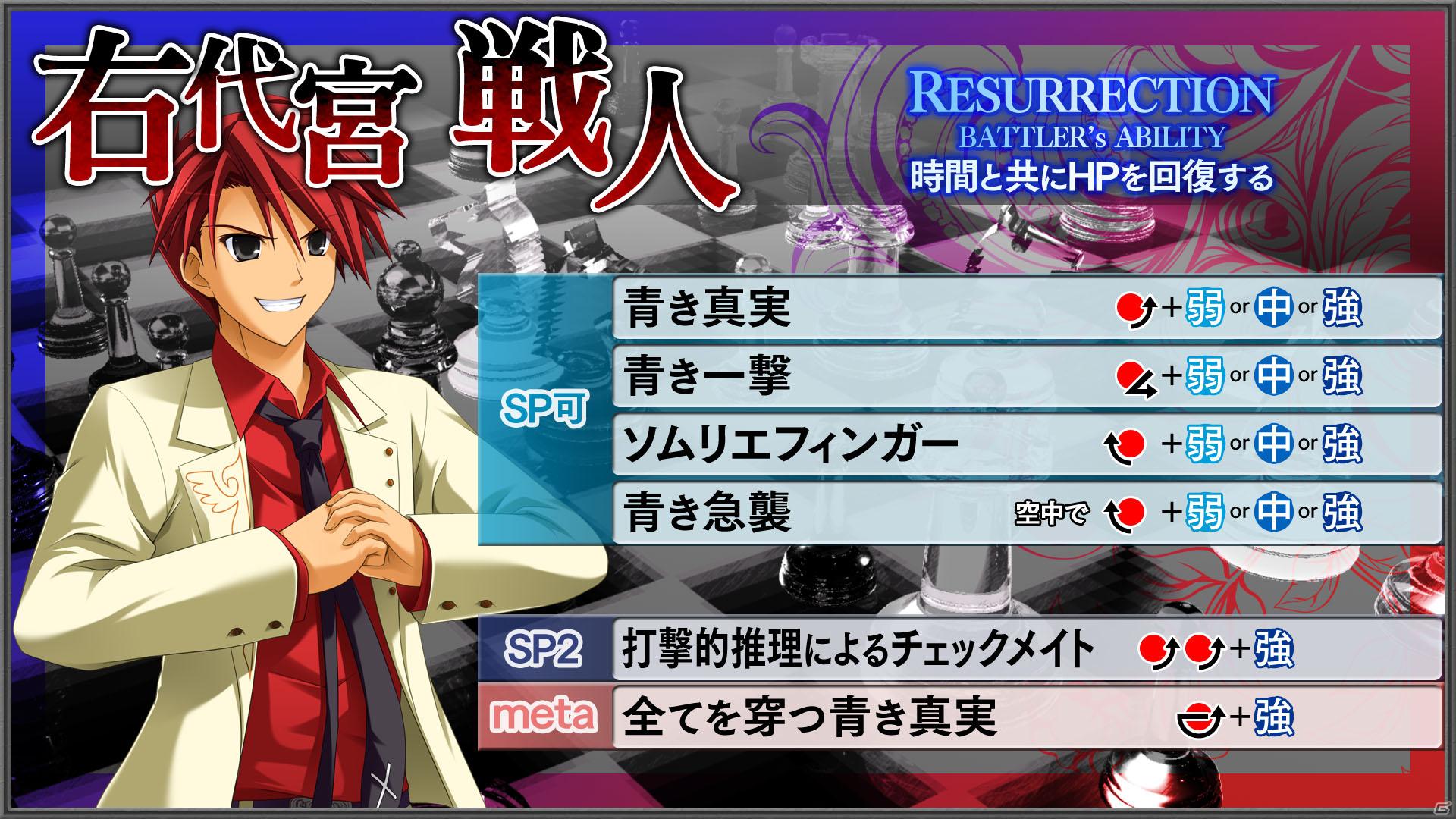 第1弾は右代宮戦人 Xbox 360 黄金夢想曲x 13人の登場キャラクターを順に紹介 ゲーム情報サイト Gamer