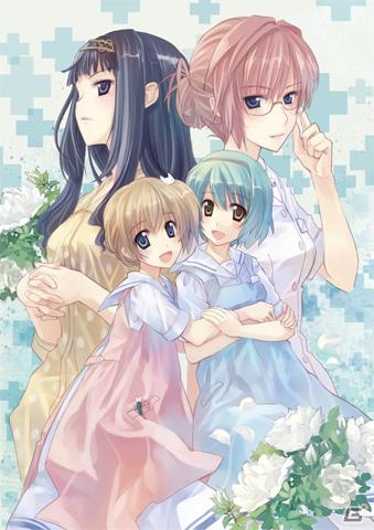 PSP「白衣性恋愛症候群」オープニングムービーを公開！通常版ジャケットイラスト＆新規イベント画面も紹介の画像1