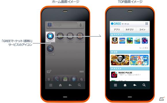 KDDIとグリー、auスマートフォン向け「GREEマーケット」提供開始。今夏発売Androidスマートフォンに対応アプリがプリインストールの画像1