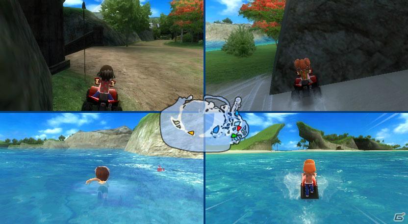 遊びの島を思いつくままにかけまわれ！リゾートツアー体験ゲーム「ゴーバケーション」がWiiで登場の画像120