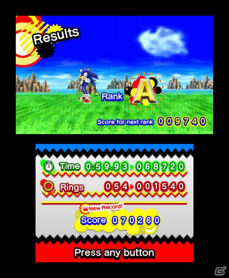 3DS版だけのオリジナル要素も！「ソニック ジェネレーションズ 青の冒険」ゲーム内容を紹介の画像21