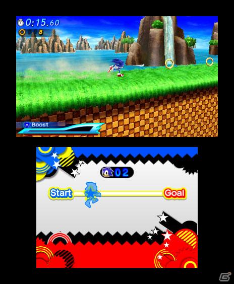 3DS版だけのオリジナル要素も！「ソニック ジェネレーションズ 青の冒険」ゲーム内容を紹介の画像24