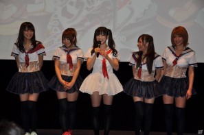 PRユニット「G-FEED」が艶めかしいダンスを披露！にゅうにゅう！3DS「閃乱カグラ -少女達の真影-」「胸躍る！爆乳ハイパー発表会」アキバシアターで開催の画像149
