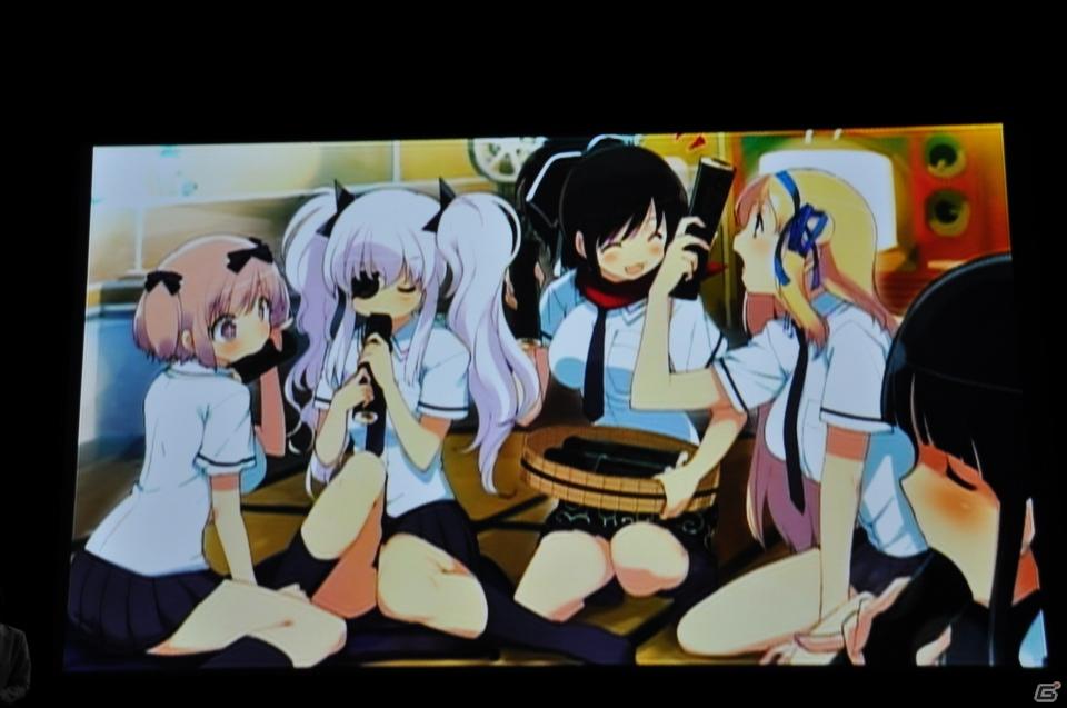 PRユニット「G-FEED」が艶めかしいダンスを披露！にゅうにゅう！3DS「閃乱カグラ -少女達の真影-」「胸躍る！爆乳ハイパー発表会」アキバシアターで開催の画像12