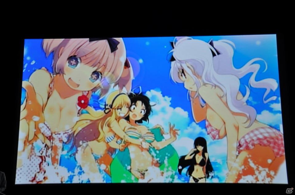 PRユニット「G-FEED」が艶めかしいダンスを披露！にゅうにゅう！3DS「閃乱カグラ -少女達の真影-」「胸躍る！爆乳ハイパー発表会」アキバシアターで開催の画像13