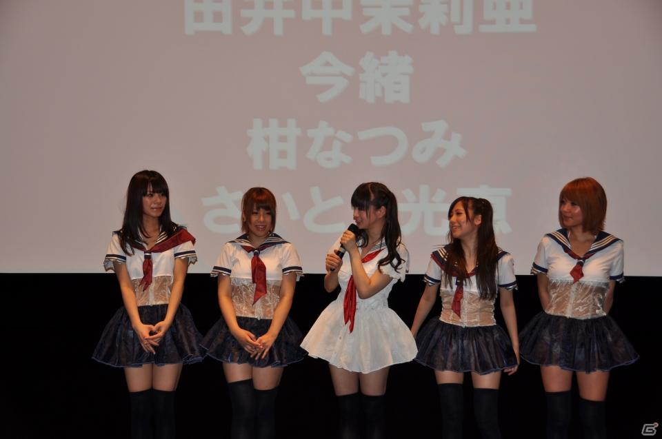 PRユニット「G-FEED」が艶めかしいダンスを披露！にゅうにゅう！3DS「閃乱カグラ -少女達の真影-」「胸躍る！爆乳ハイパー発表会」アキバシアターで開催の画像164