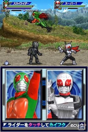仮面ライダーバースが参戦決定！DS「オール仮面ライダー ライダージェネレーション」2人のライダーがタッグを組むゲームシステムを紹介の画像26