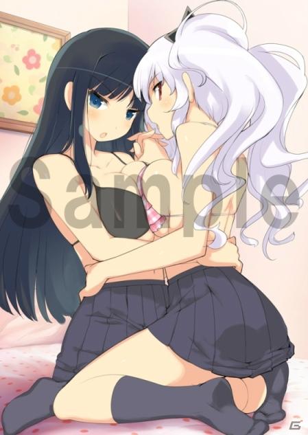 3DS「閃乱カグラ -少女達の真影-」八重樫南氏描き下ろしの“胸踊る”店舗別購入特典イラスト完成版を公開の画像1