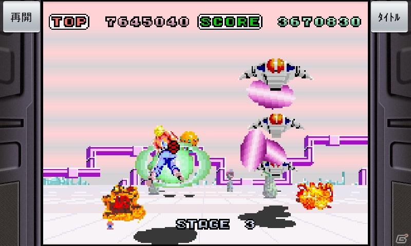 Android端末向け「★ぷよぷよ！セガ」にセガを代表するシューティングゲーム「スペースハリアー」が登場の画像3