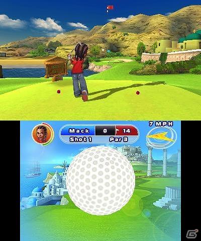 ニンテンドー3DS「レッツ！ゴルフ 3D」新スクリーンショットをFacebook上で公開＆配信開始日を発表の画像1
