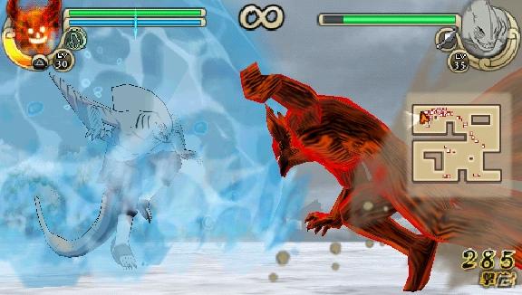 PSP「NARUTO－ナルト－ 疾風伝 ナルティメットインパクト」“忍の最大戦力”五影＆戦闘中にパワーアップする「覚醒」を紹介の画像27