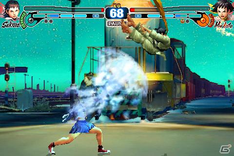 iPhone/iPod touch「ストリートファイター4 VOLT -Battle Protocol-」本日より「さくら」「まこと」が参戦！500円で購入できる限定セールも実施の画像16
