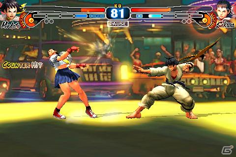 iPhone/iPod touch「ストリートファイター4 VOLT -Battle Protocol-」本日より「さくら」「まこと」が参戦！500円で購入できる限定セールも実施の画像6