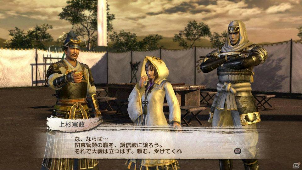 PS3「戦国無双3 Empires」ストーリーモード「戦史演武」より上杉