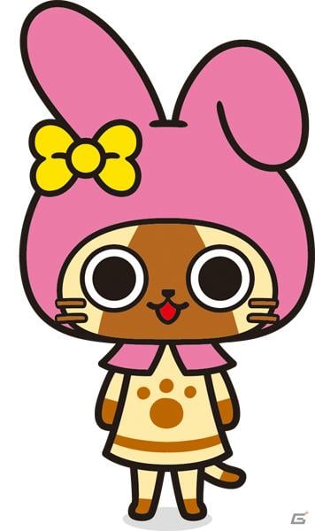 PSP「モンハン日記 ぽかぽかアイルー村G」アイルー×サンリオコラボクエスト「マイメロディからのお願い」がサンリオショップでも先行配信決定の画像1