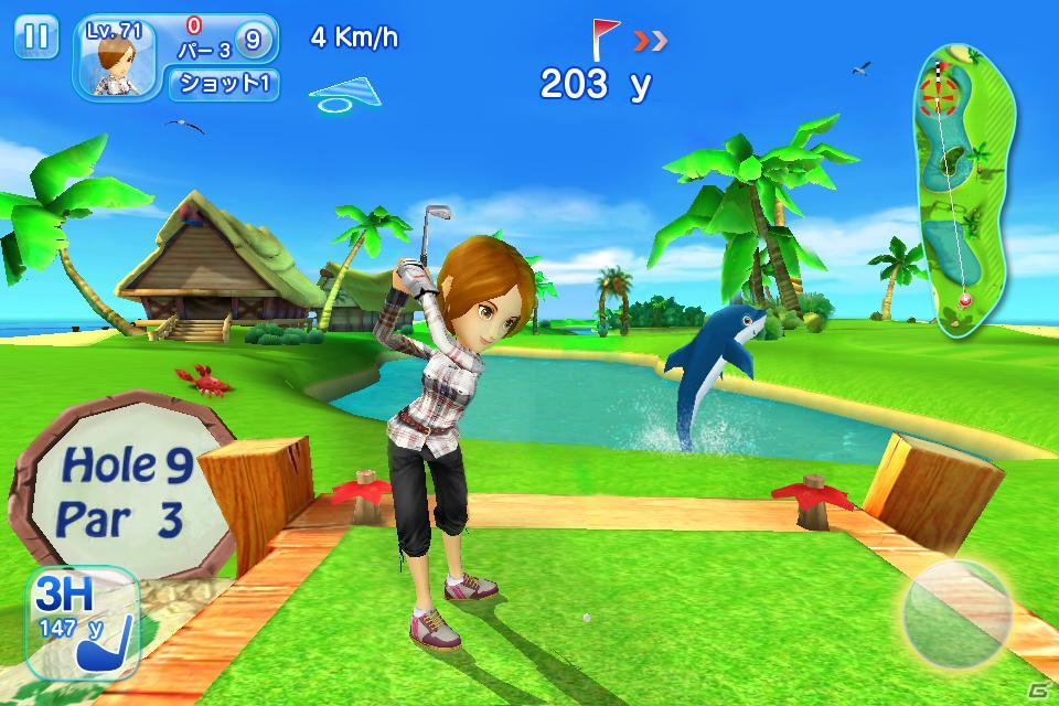 iPhone/iPod touch/iPad向けに新作タイトル「レッツ！ゴルフ 3」を配信の画像2