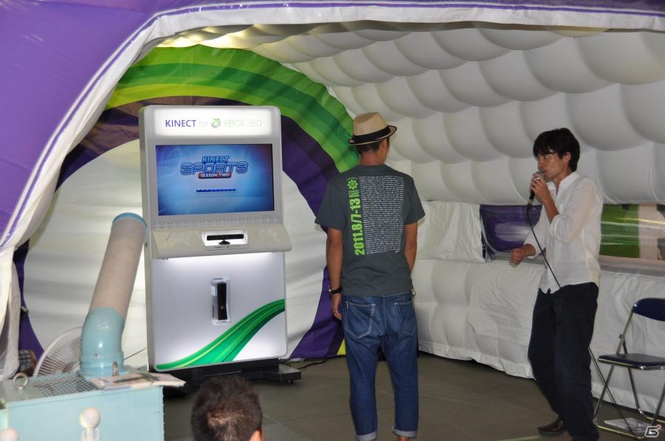 「Xbox 360 Kinect体験キャラバンイベント」夏休みツアーを実施！「YOSHIMOTO WONDER CAMP 有楽町ラフピースクエア」お笑いコンビ「麒麟」によるデモステージ披露の画像40