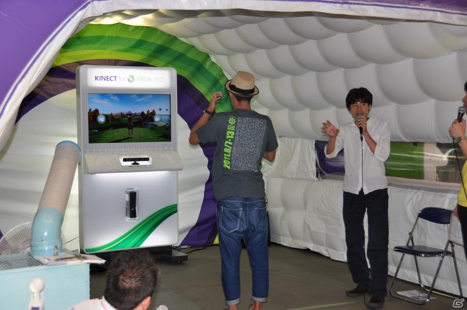 「Xbox 360 Kinect体験キャラバンイベント」夏休みツアーを実施！「YOSHIMOTO WONDER CAMP 有楽町ラフピースクエア」お笑いコンビ「麒麟」によるデモステージ披露の画像41