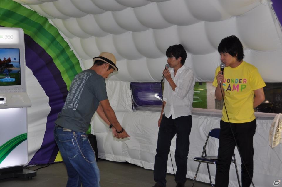 「Xbox 360 Kinect体験キャラバンイベント」夏休みツアーを実施！「YOSHIMOTO WONDER CAMP 有楽町ラフピースクエア」お笑いコンビ「麒麟」によるデモステージ披露の画像54